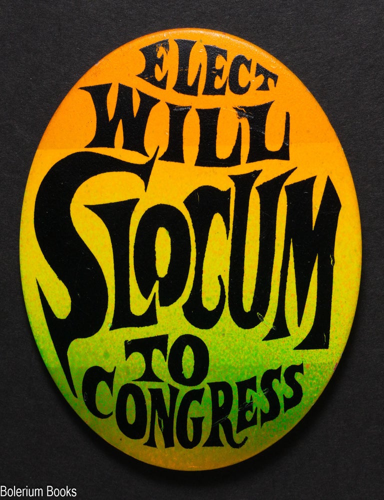 Cat.No: 336198 Elect Will Slocum to Congress [pinback button]