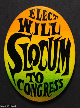 Cat.No: 336198 Elect Will Slocum to Congress [pinback button