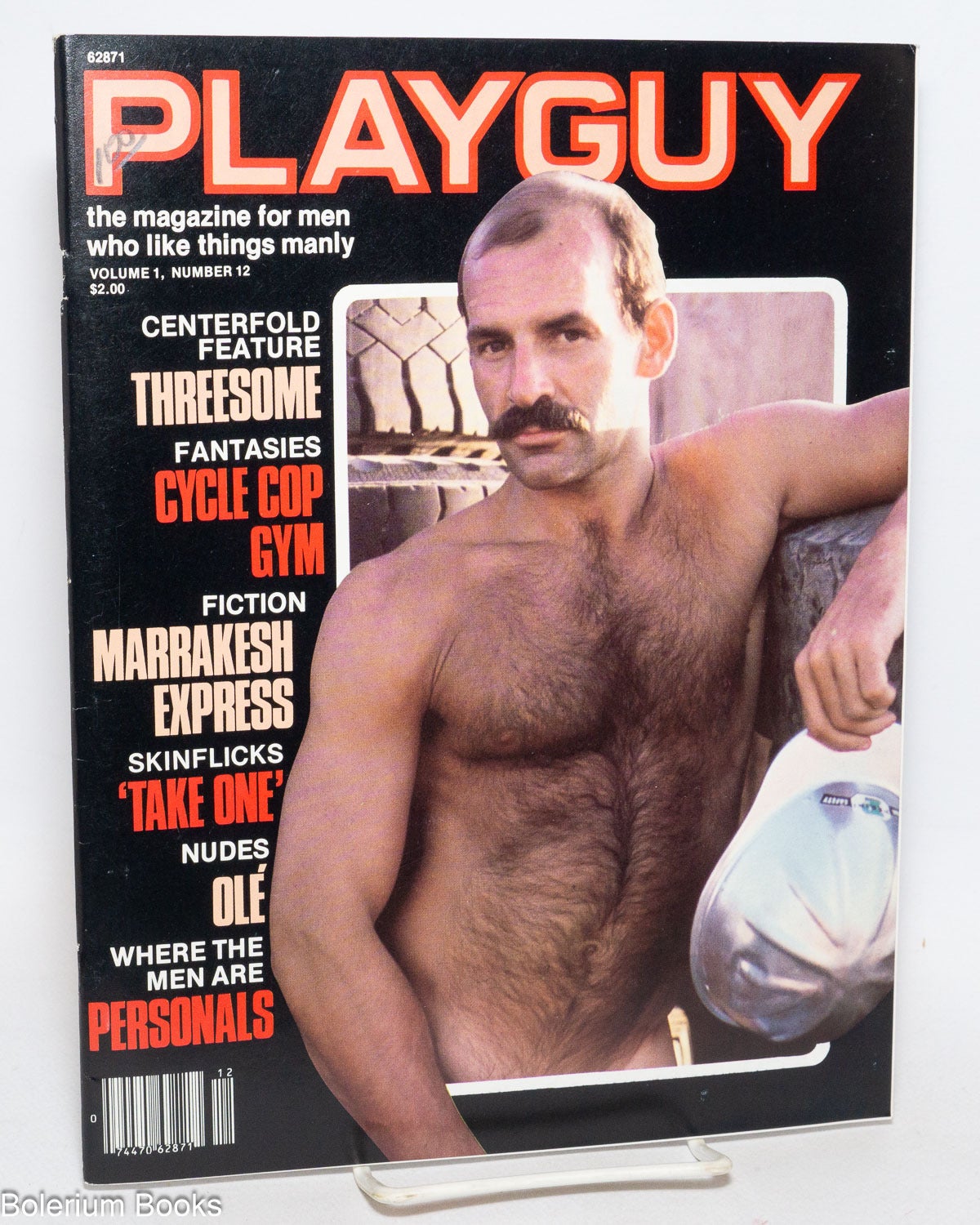 Playguy the magazine of male erotica; vol. 1, 12 Threesome Bret