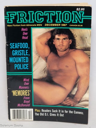 Cat.No: 336214 Friction: new fiction from Advocate Men: December 1987; Seafood, Gristle,...