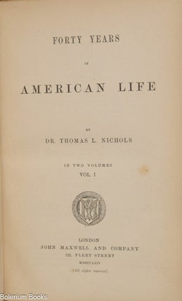 Forty years of American life