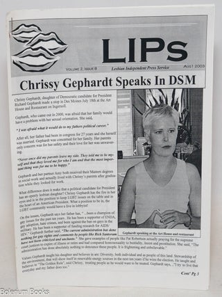 Cat.No: 336315 LIPs: Lesbian Independent Press service [two issues of the newsletter