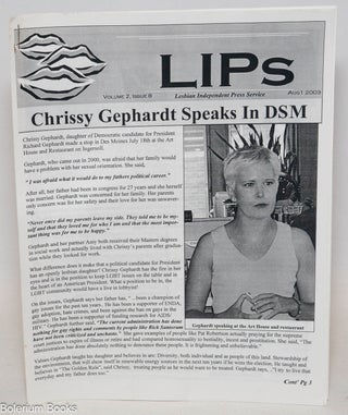 Cat.No: 336315 LIPs: Lesbian Independent Press service [two issues of the newsletter