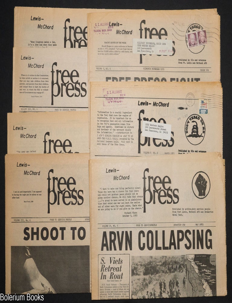 Cat.No: 336324 Lewis-McChord Free Press [7 issues]