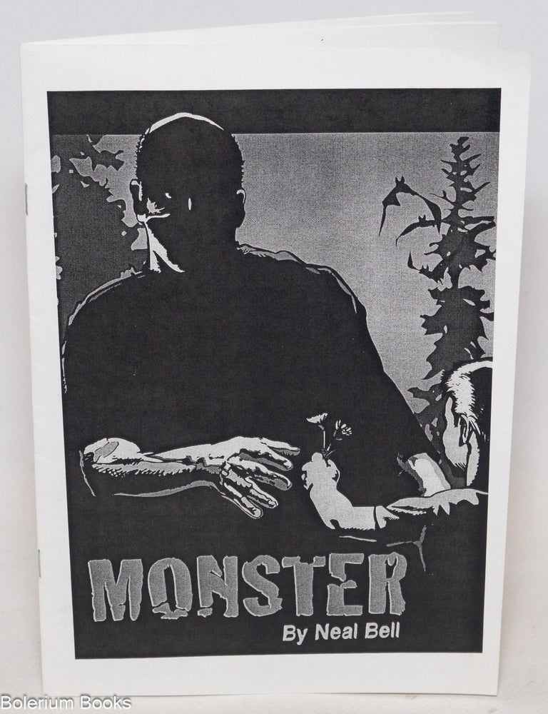 Cat.No: 336338 Monster [program booklet]. Neal from Mary Shelley Bell, a. note from Bill English.