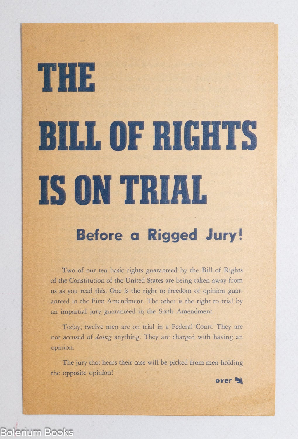 The Bill of Rights is on Trial Before a Rigged Jury!