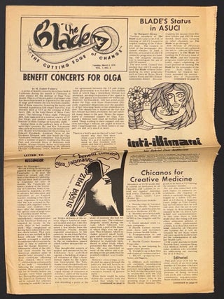 Cat.No: 336524 The Blade: the cutting edge of change. Vol. 1 no. 3 (March 2, 1976