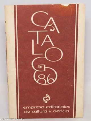 Cat.No: 336745 Cat&aacute;logo 1986