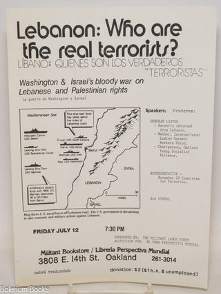 Cat.No: 336835 Lebanon: Who are the real terrorists? Washington & Israel's...