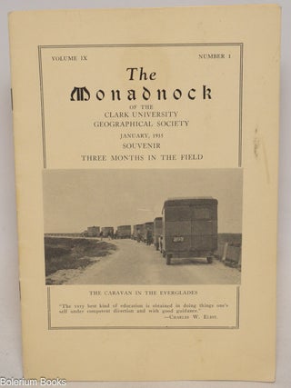 Cat.No: 336990 The Monadnock of the Clark University Geographical Society. Volume 9,...