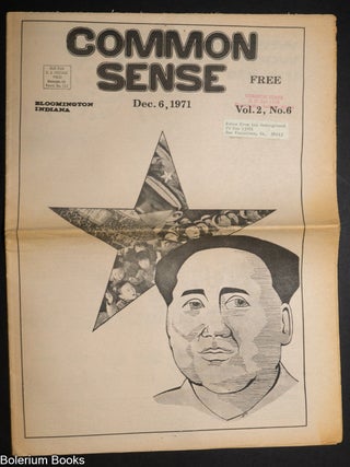 Cat.No: 337118 Common Sense, vol. 2, #6, Dec. 6, 1971