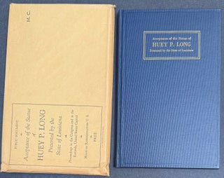 Cat.No: 337138 Acceptance of the Statue of Huey P. Long, presented by the State of...