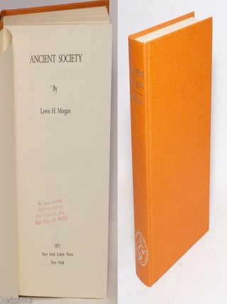 Cat.No: 337207 Ancient society or researches in the lines of human progress from savagery...