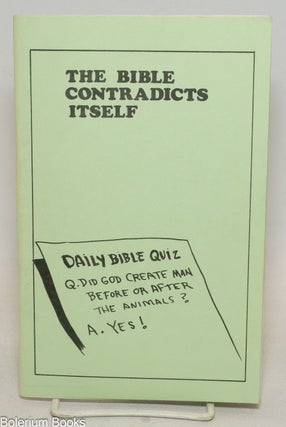 Cat.No: 337251 The Bible Contradicts Itself