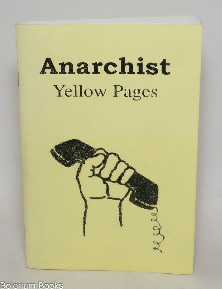 Cat.No: 337366 Anarchist yellow pages