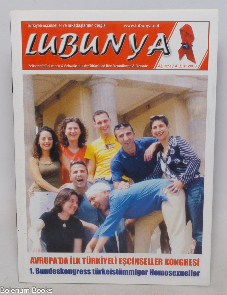 Cat.No: 337528 Lubunya: t&uuml;rkiyelli escinseller ve arkadaslarinin dergisi, zeitschrift...