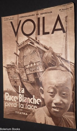 Cat.No: 337766 Voila; l'hebdomadaire du reportage; 7me année, No. 353, 24 Décembre...