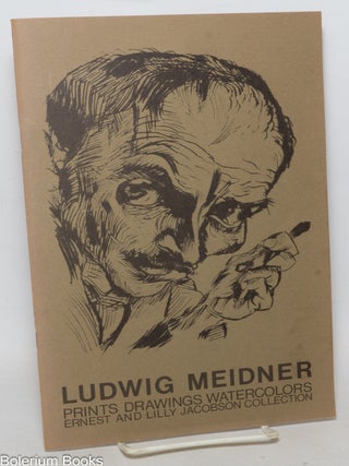 Cat.No: 337835 Prints, Drawings and Watercolors of Ludwig Meidner: Ernest and Lilly...