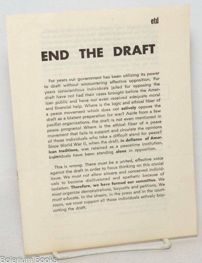 End the Draft