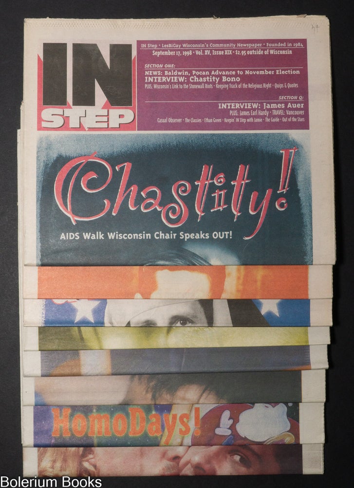 Cat.No: 337981 In Step: LesBiGay Wisconsin's Community Newspaper; vol. 15, #19-26, [8