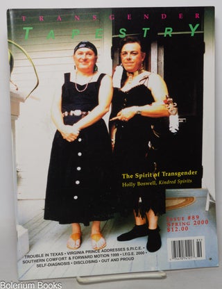 Cat.No: 338132 Transgender Tapestry: #89 Spring 2000; The Spirit of Transgender. Dallas...