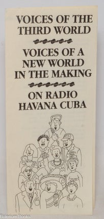 Cat.No: 338340 Voices of the Third World / Voices of a New World in the Making / On Radio...
