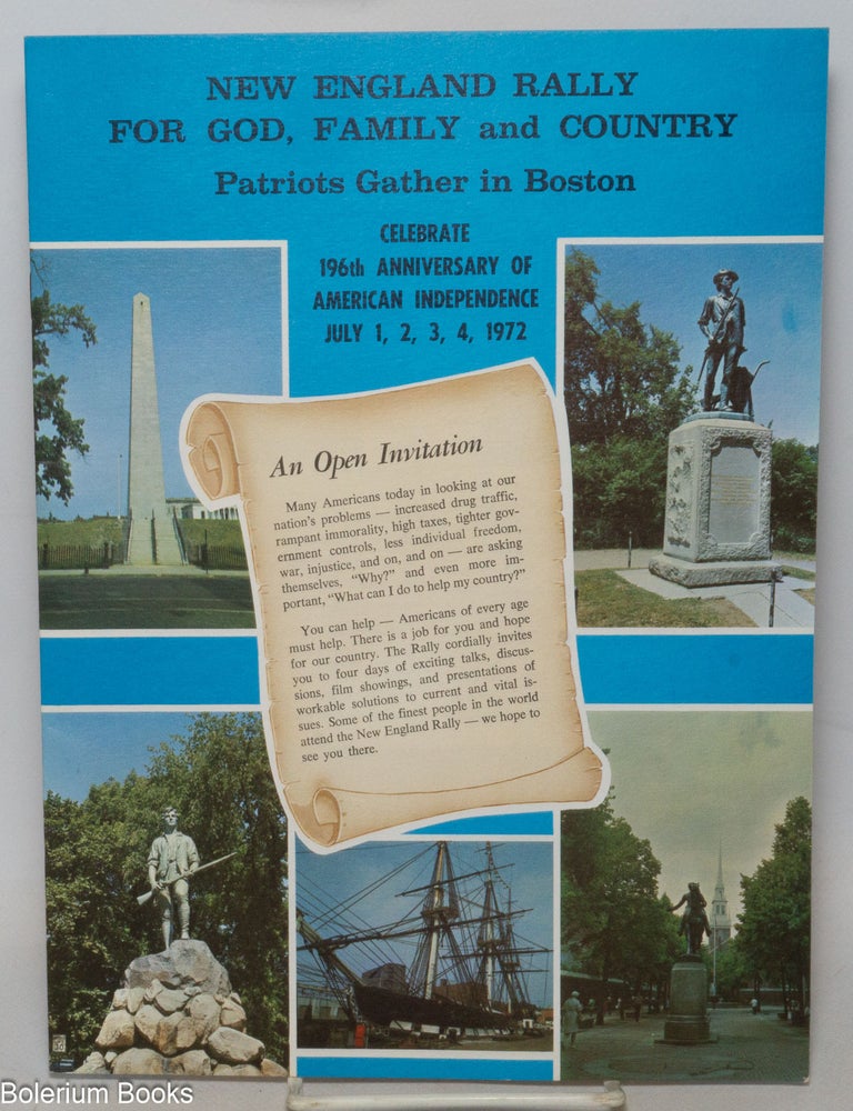 Cat.No: 338537 New England Rally for God, Family and Country: Patriots Gather
