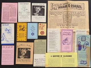 Cat.No: 338637 [Group of 17 items from Hebrew Christians of Bridgeport