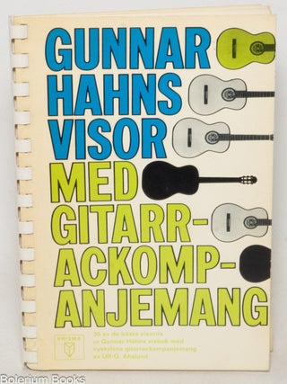 Cat.No: 338697 Gunnar Hahns Visor - med gitarrackompanjemang as Ulf-G. Ahslund. Gunnar Hahn