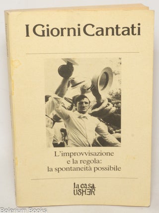 Cat.No: 338699 L'improvvosazione e la regola: la spontaneita possibile [entire...
