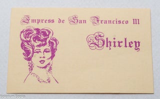 Cat.No: 338732 Empress de San Francisco III Shirley [Card