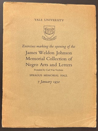 Cat.No: 338787 Exercises marking the opening of the James Weldon Johnson Memorial...