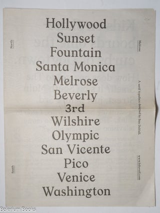 Cat.No: 338802 Melrose / Figueroa [type specimens] A serif typeface designed by Ben...