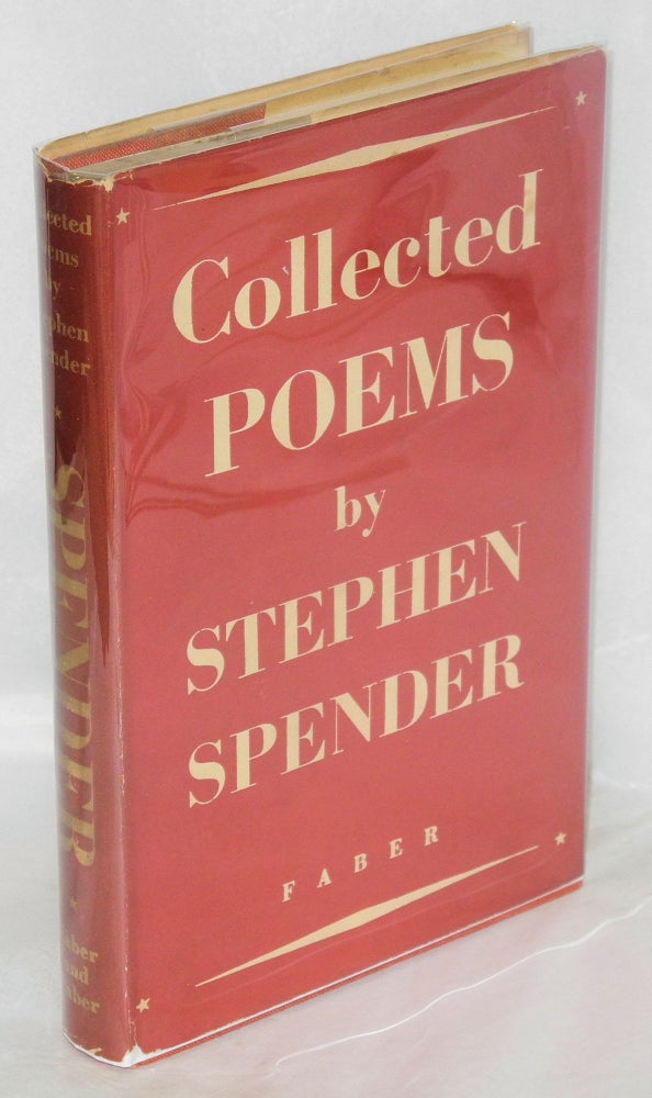Cat.No: 33898 Collected poems; 1928-1953. Stephen Spender.