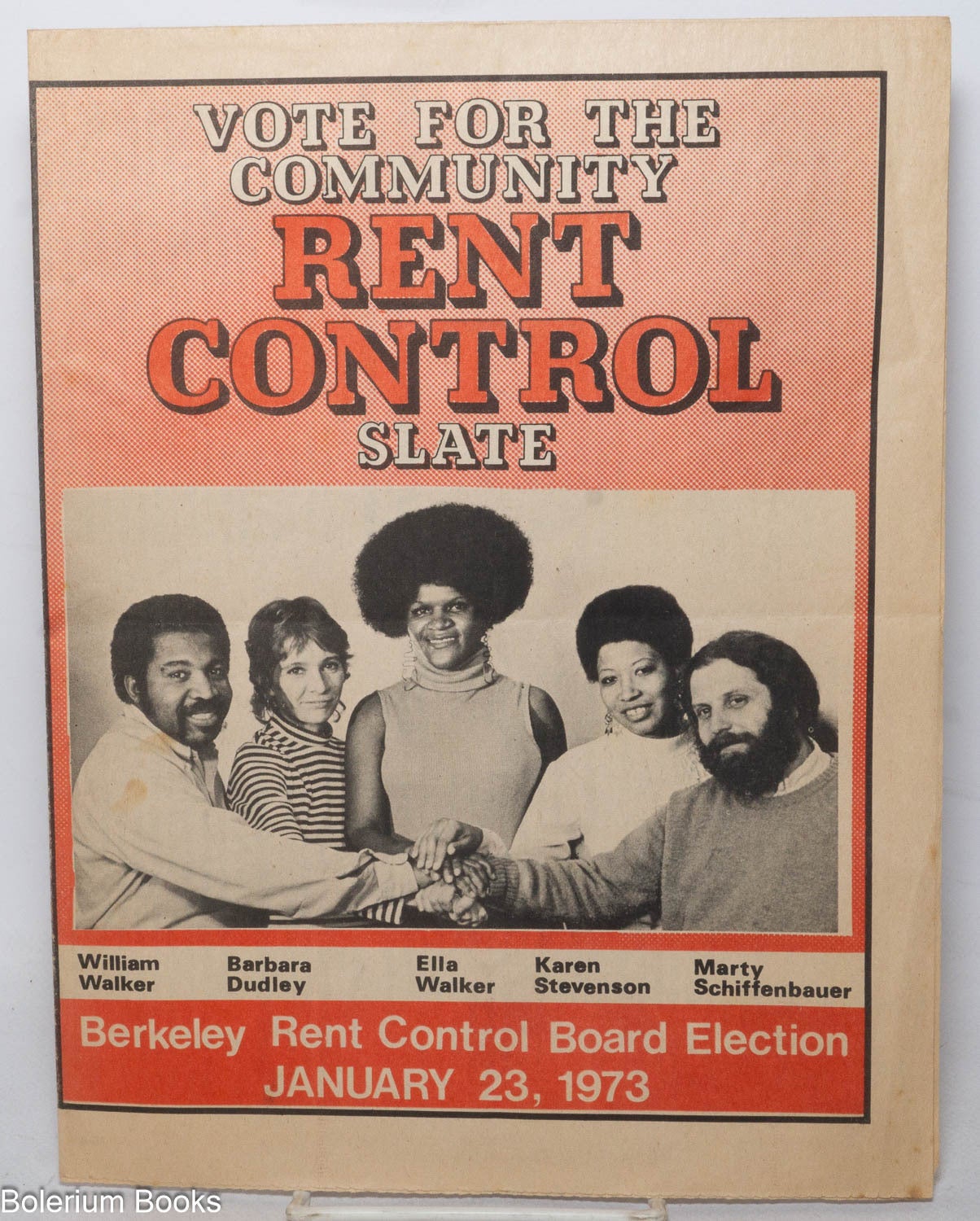 Vote for the community rent control slate / Berkeley Rent Control Board ...