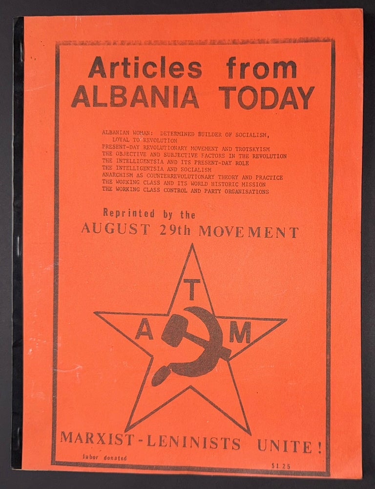 Cat.No: 339293 Articles from ALBANIA TODAY... reprinted by the August 29th Movement