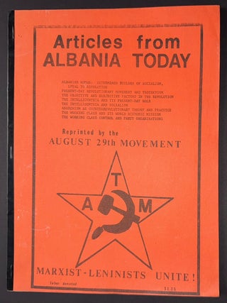 Cat.No: 339293 Articles from ALBANIA TODAY... reprinted by the August 29th Movement