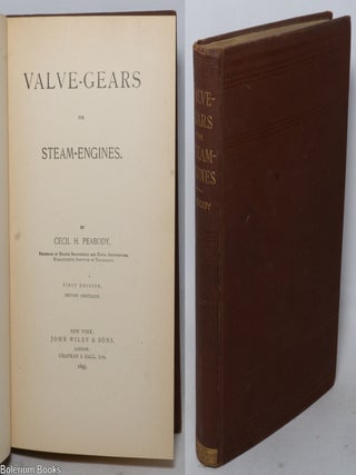 Cat.No: 339330 Valve-Gears for Steam-Engines. First Edition. Second Thousand. Cecil H....