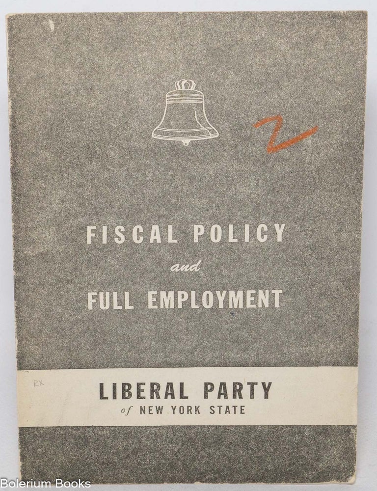 Cat.No: 339442 Fiscal Policy and Full Employment