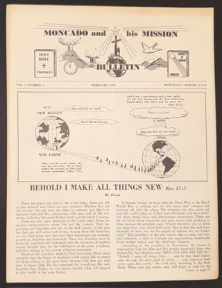 Cat.No: 339444 Moncado and his Mission Bulletin. Vol. 3 no. 2 (February 1957). Hilario...