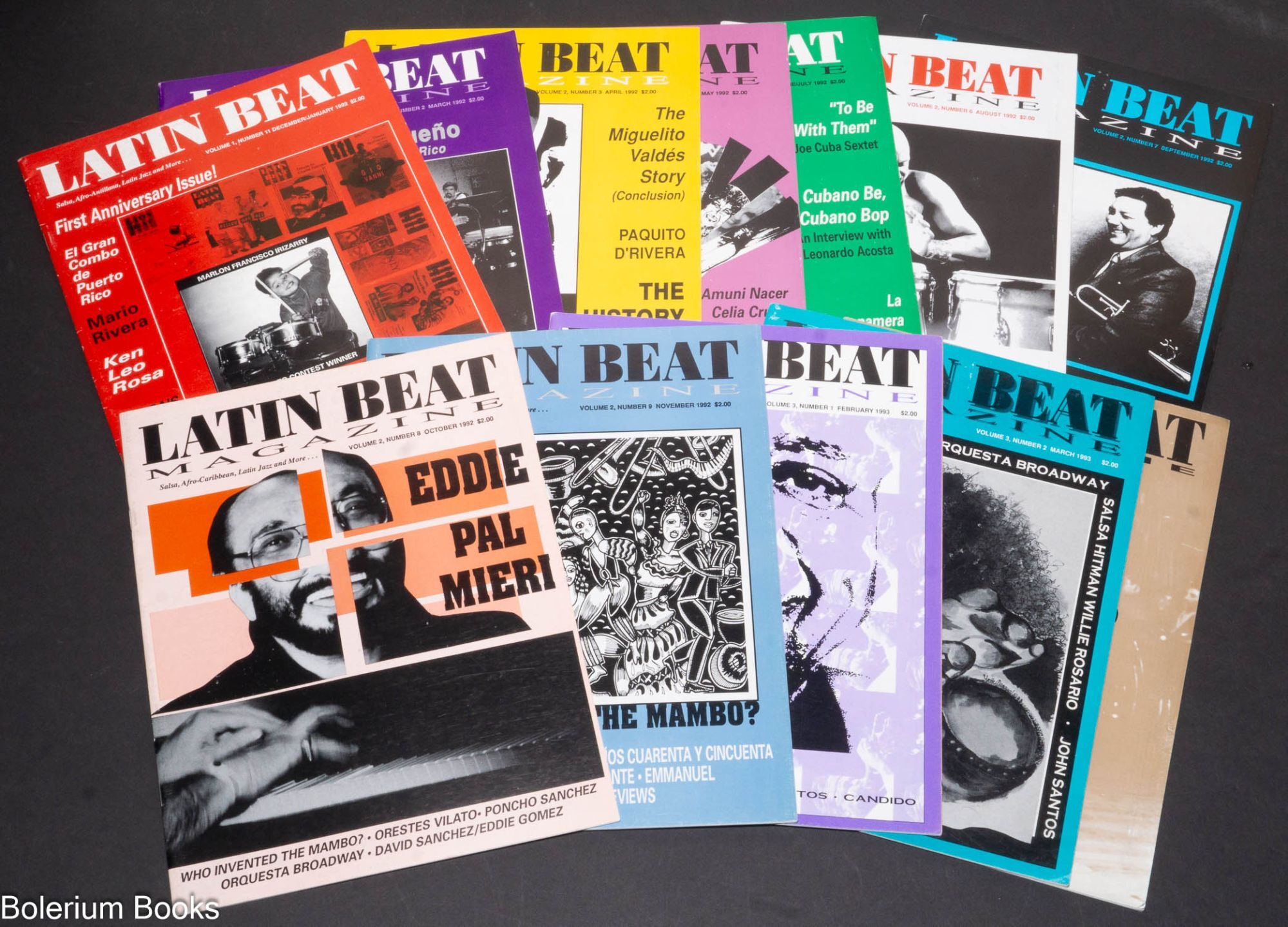 Roman Beat Latin Beat Magazine 12 issues | Rudolph Mangual, Rudy