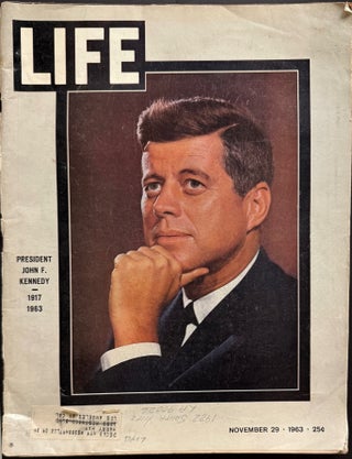Cat.No: 339755 Life. Nov. 29, 1963 [Kennedy memorial issue, with address label of Harry Hay