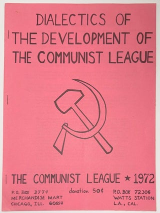 Cat.No: 339819 Dialectics of the Development of the Communist League