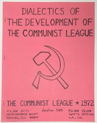 Cat.No: 339819 Dialectics of the Development of the Communist League