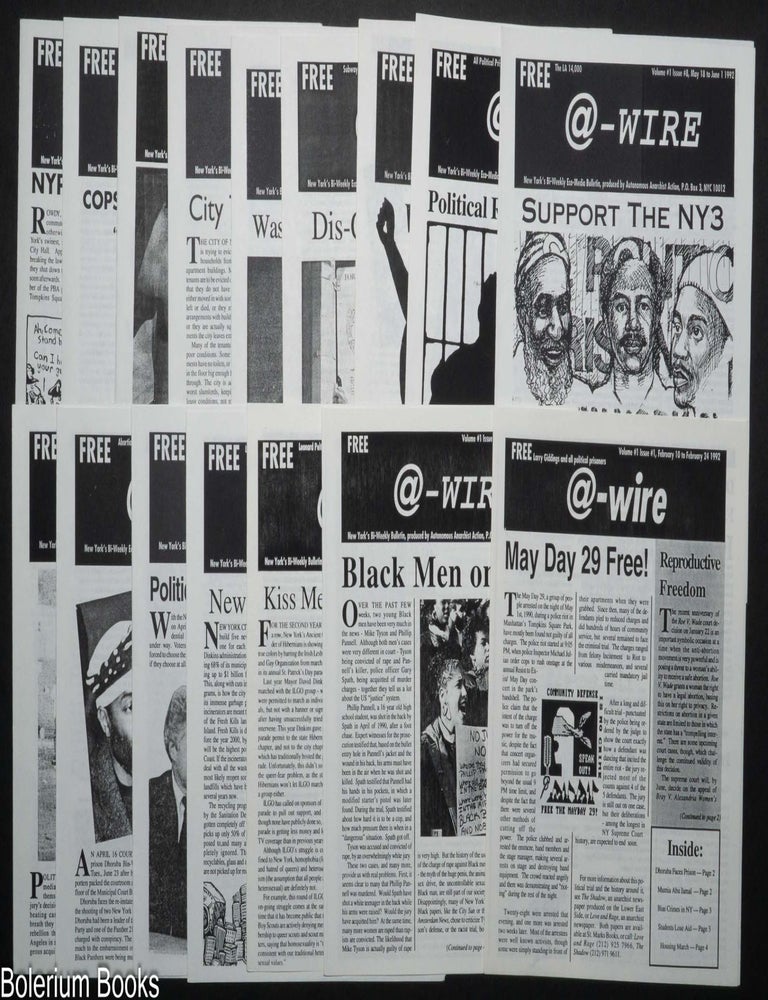 Cat.No: 339860 A-wire; New York's bi-weekly eco-media bulletin [sixteen issue run