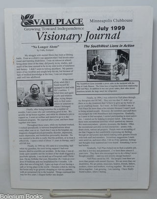 Cat.No: 339966 Visionary Journal: July 1999