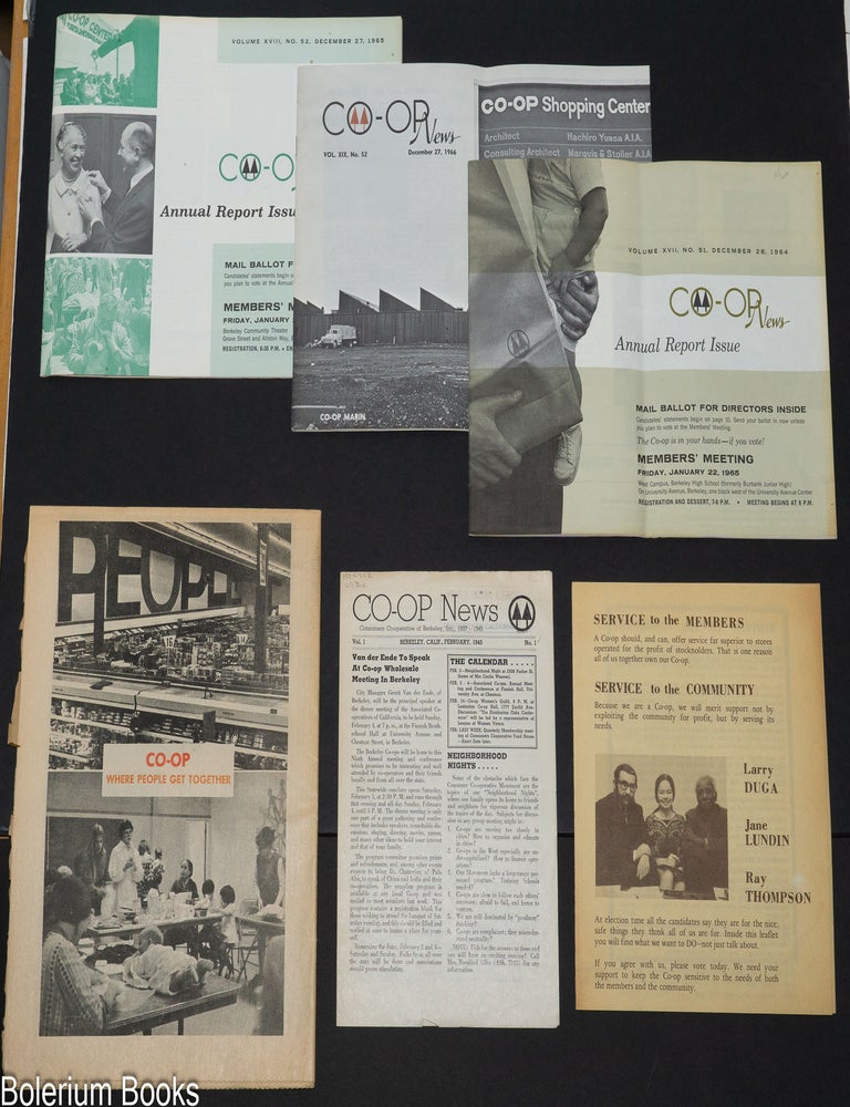 Cat.No: 339972 Co-op News [five issue and one handbill]