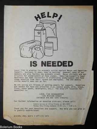 Cat.No: 340251 Help! Is Needed [handbill