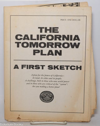 Cat.No: 340254 The California Tomorrow Plan. A First Sketch
