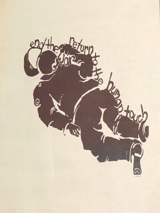 Cat.No: 340289 End the war / Return to the human touch [screenprint poster
